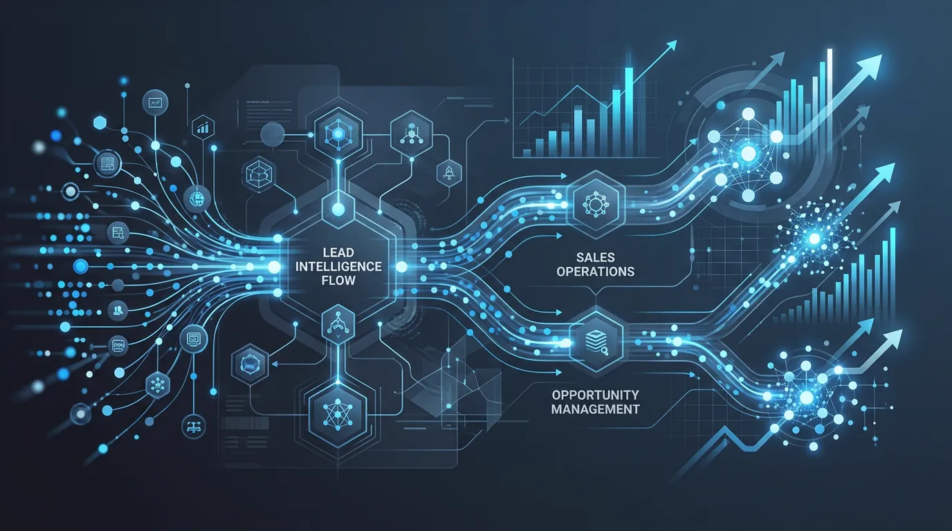 AI-powered lead management and sales intelligence workflow